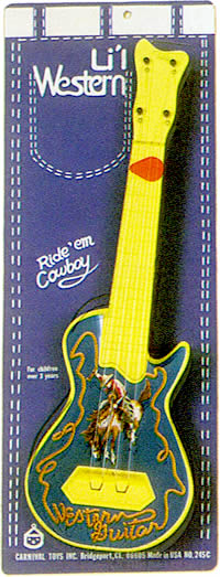 Smaller Western Guitar in package
