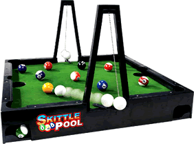 Skittle Pool game board