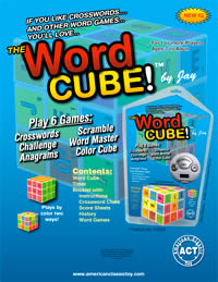Word Cube flyer