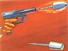 Missile-firing pistol