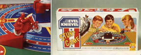 Evel Knievel Stunt Game board