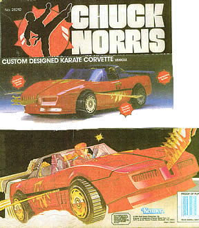 Chuck Norris Karate Corvette views
