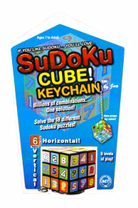 Sudoku Cube Keychain